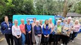 Pontypool quilting club donate Tesco goods to the RSPCA