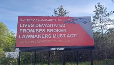 Insider: Billboard blasting 5 years of auto insurance reform to greet Mackinac guests