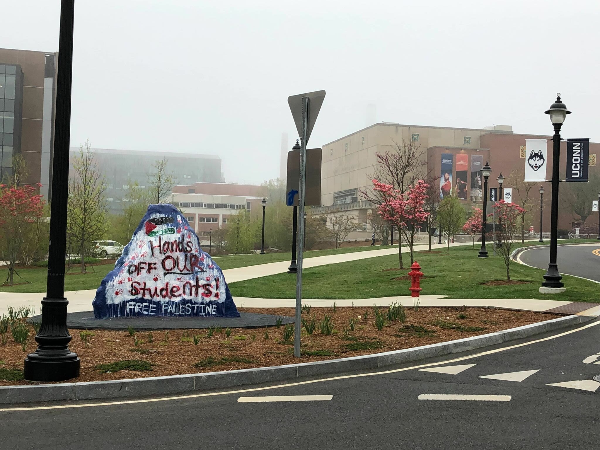 Organizer of UConn's pro-Palestinian protest vows to continue despite his and 24 others' arrests