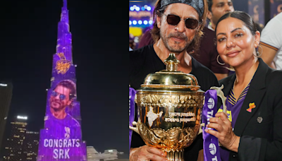 SRK On Burj Khalifa! Dubai Congratulates King Of Bollywood On KKR's Third IPL Victory