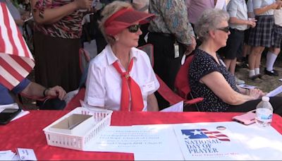 The 73rd Annual National Day of Prayer held Thursday afternoon at Rosa Parks Square in Macon.