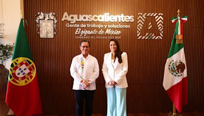 Se reúne Tere Jiménez con embajador de Portugal