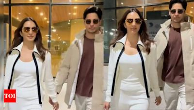 Sidharth Malhotra and Kiara Advani return to Mumbai, just in time for Anant Ambani and Radhika Merchant's wedding- video inside | Hindi Movie News - Times of India