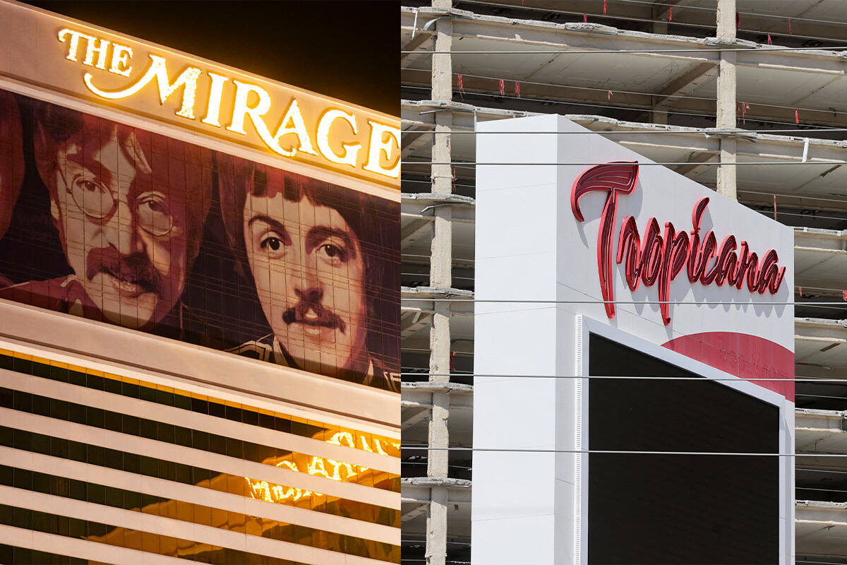 Two major Las Vegas Strip casino operators weigh in on Mirage, Trop closures