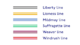 London's 'mass of orange spaghetti' overground rail map given colours