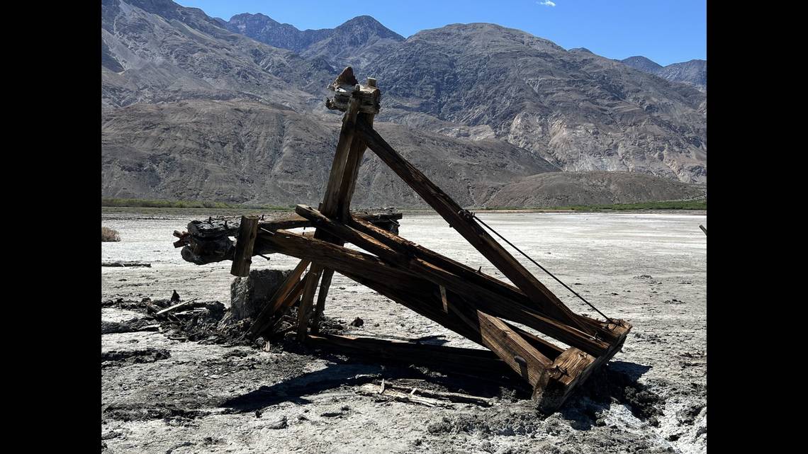 Historic Death Valley tower topples over as driver uses it to free vehicle, rangers say