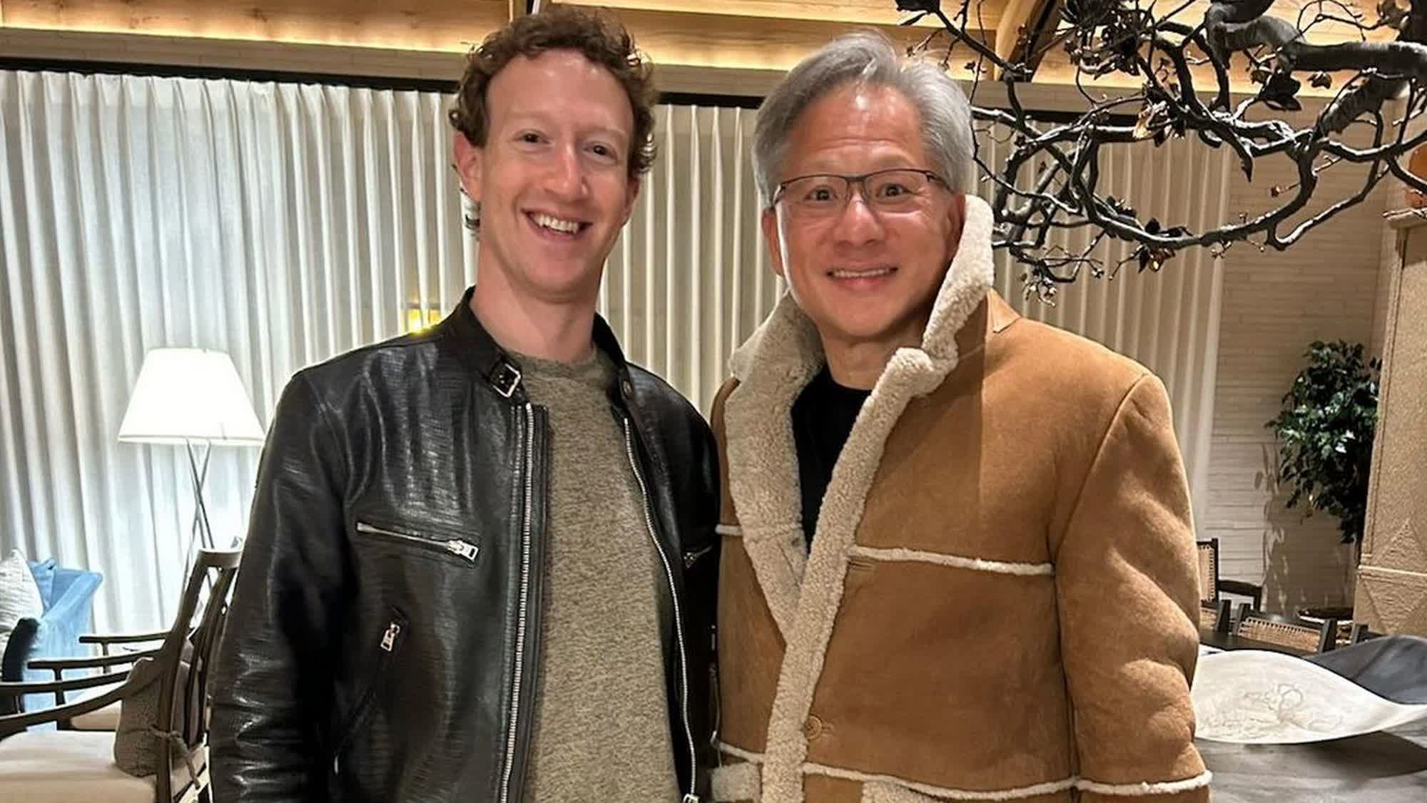 Mark Zuckerberg surpasses Jensen Huang in year-to-date wealth growth following Nvidia share price drop