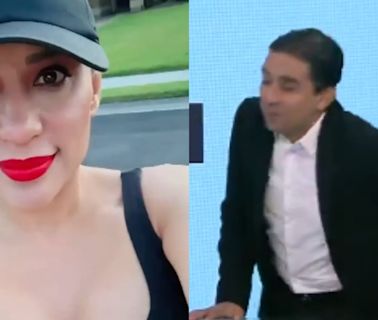 Periodista Miguel Arizpe confiesa su amor por Sandra Cuevas en vivo tras video viral en leggins