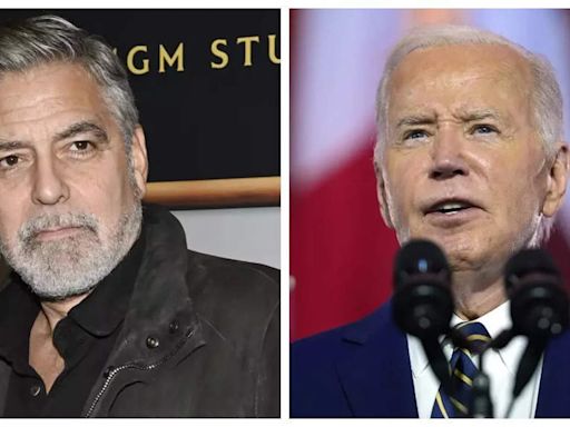 George Clooney calls for Joe Biden to withdraw from the presidential race | - Times of India