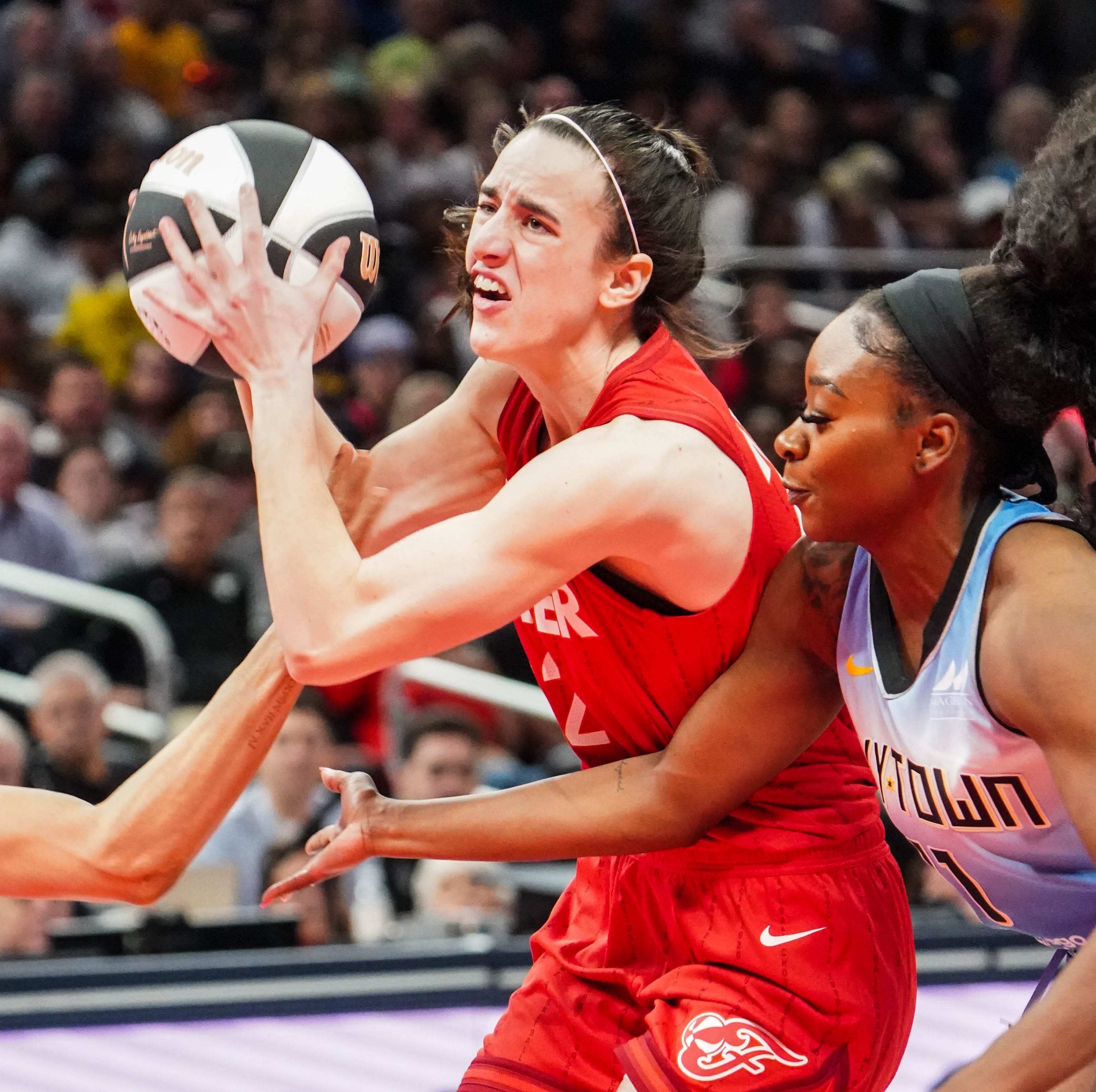 Chicago Sky refuse to address multiple hard fouls on Caitlin Clark in loss to Fever