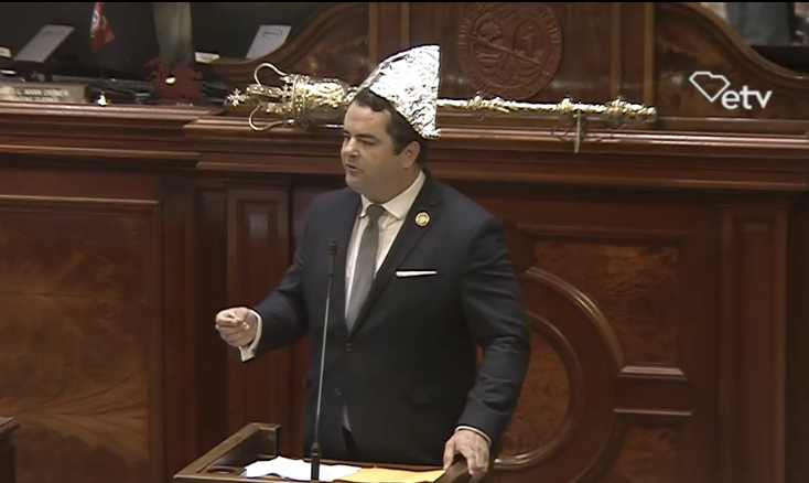 A tinfoil hat and closed doors: Tensions fray among GOP in SC House as session ends