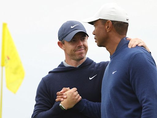 Rory McIlroy denies rift with Tiger Woods but admits to differing views on the future of golf