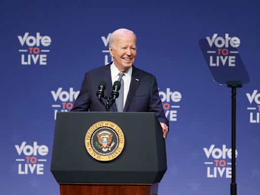 Biden says he'd reevaluate campaign if medical condition emerged