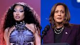 Megan Thee Stallion Dances, Raps and Stumps Vice President Kamala Harris in Lively Rally
