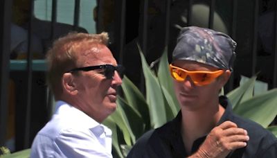 Kevin Costner hugs son Cayden, 17 in RARE family sighting