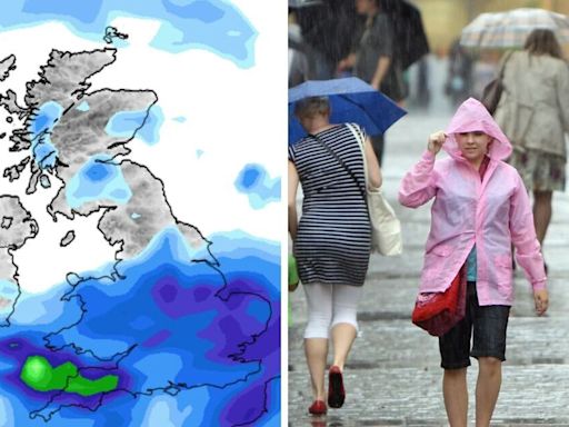 UK weather maps reveal August forecast - and it's terrible news for Brits