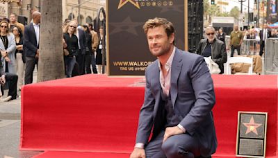 Chris Hemsworth's 3 kids make rare public appearance at his Hollywood Walk of Fame ceremony