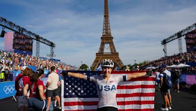 Alaska’s Kristen Faulkner wins landmark gold in Olympics cycling road race