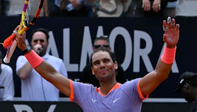 Nadal salva su plan para llegar a la segunda ronda de Roma