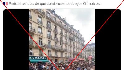 Video muestra una celebración hindú en París en 2023, no días antes de los Juegos Olímpicos de 2024