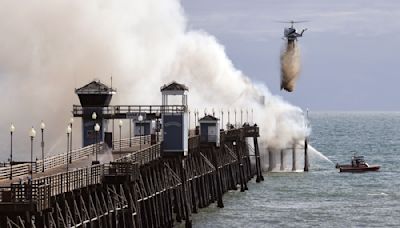 Legislators ask Gov. Newsom for financial aid to repair fire-damaged Oceanside pier