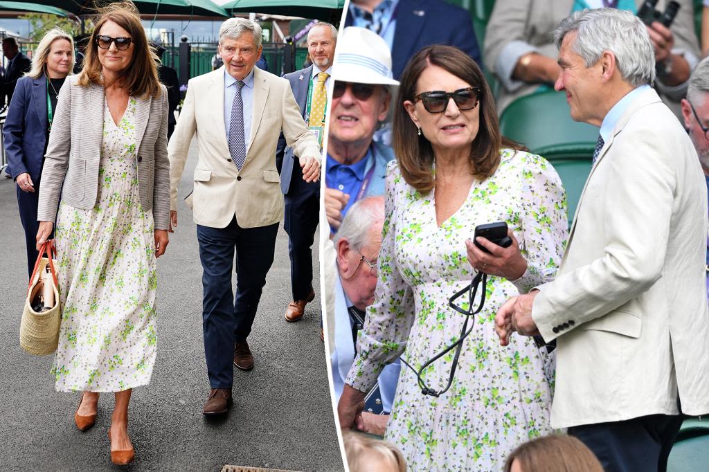 Carole Middleton blooms in floral dress from royal-loved brand at Wimbledon 2024