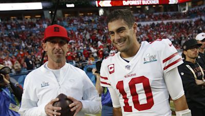 Shanahan calls Jimmy G's role in Rams' prep for 49ers ‘way overblown'