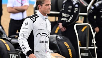 Brad Pitt, a los pits: el actor fue piloto de F1 durante el fin de semana en Silverstone