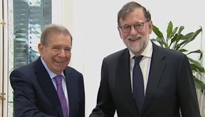 Mariano Rajoy se reúne con el opositor venezolano Edmundo González para mostrarle su apoyo