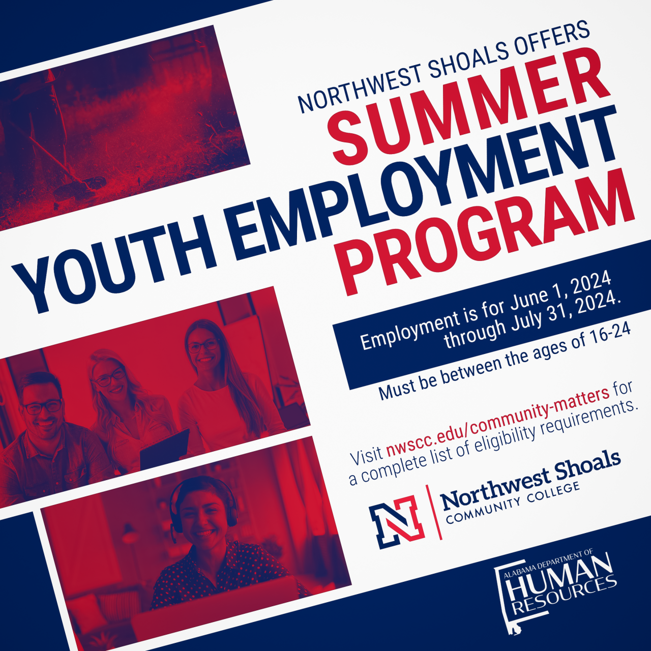 Northwest-Shoals CC, DHR team up to provide summer jobs for students