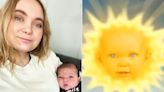 Teletubbies Sun Baby Jess Smith welcomes daughter