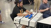 Huge respect to the creator of the EVO 2023 fightstick so unwieldy they had to carry it around on their back