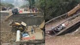 Colapsa puente vehicular de carretera en San Luis Potosí, ¿qué fue lo que pasó? (VIDEO)