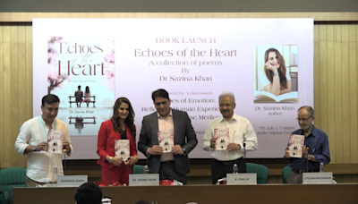 Sazina Khan Launches 'Echoes of the Heart' Poetry Collection At India Habitat Centre