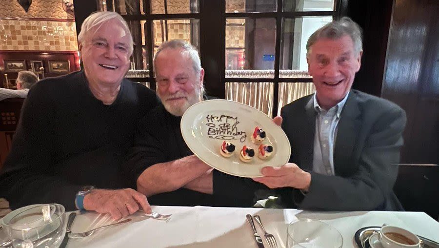 Monty Python Stars Reunite For Dinner But Eric Idle Is Absent After Online Spat With John Cleese