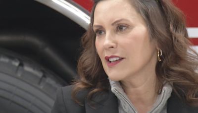 Gov. Whitmer in Kalamazoo touring storm damage after severe weather hit Michigan