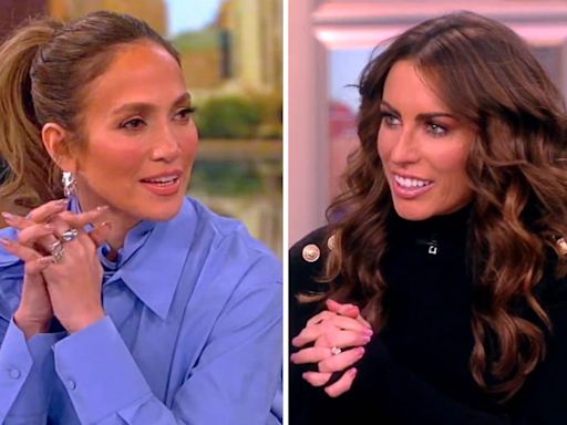 Jennifer Lopez sets the record straight on 'The View' after Alyssa Farah Griffin asks about her matching Valentine's tattoos with Ben Affleck: "We did not!"