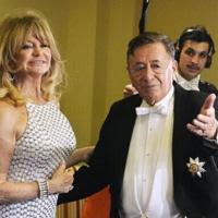 Austrian entrepreneur Richard Lugner and his guest US actress Goldie Hawn prior to the Vienna Opera Ball 2017