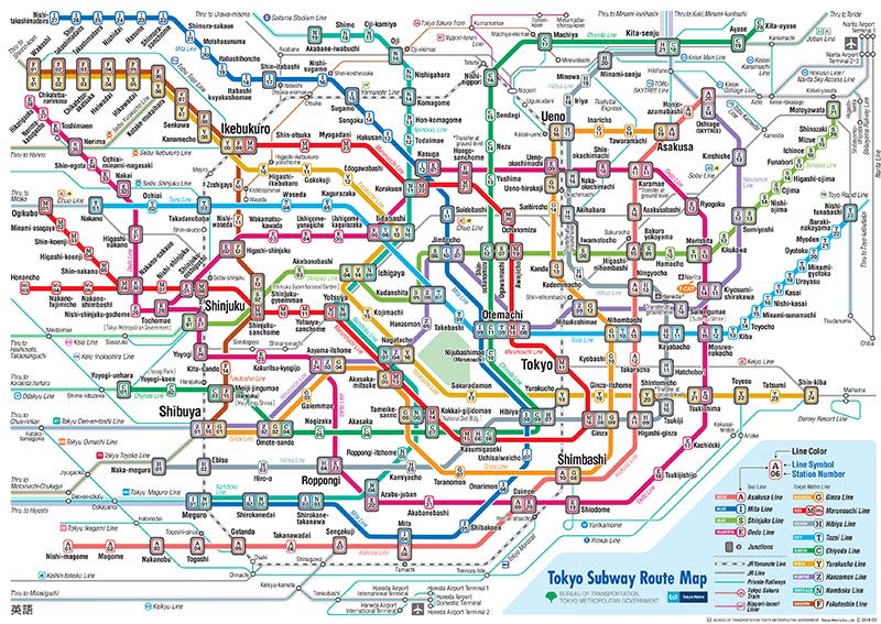 Decoding the urban sprawl: the world’s most complex metro maps