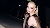 Anya Taylor-Joy Brings the Drama to Dior Fashion Show in a Semi-Sheer Dress