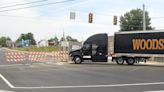 Turning around: Street closed after water main break