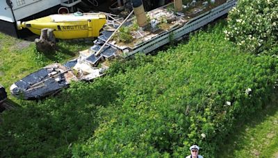 Race on to save famous 100ft Titanic replica rotting away in Scots garden