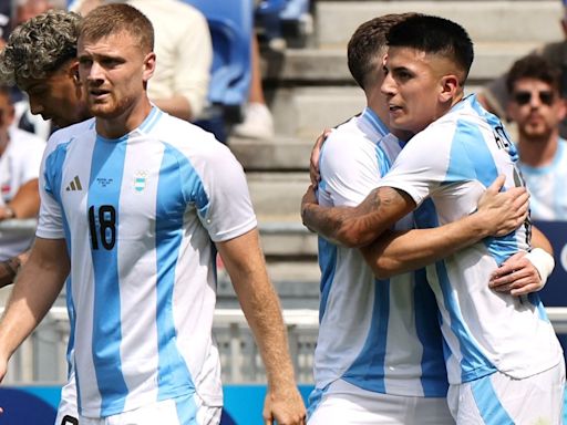 Video: los goles y el resumen del triunfo de Argentina ante Irak, por los Juegos Olímpicos