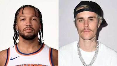 Jalen Brunson Reveals How Justin Bieber Pumps Him Up Before Knicks Games (Exclusive)