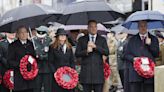 Taoiseach and NI Secretary lay wreaths in Enniskillen on Remembrance Sunday