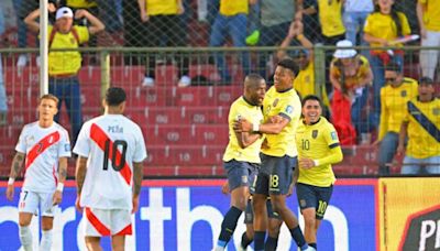 Ecuador hizo respetar su casa y le ganó a Perú, que no conoce la victoria en Eliminatorias