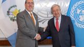 Arévalo agradece a Guterres su "respaldo" a la democracia en Guatemala