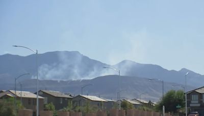 Firefighters responding to 150-acre ‘human-caused’ wildfire in southwest Las Vegas