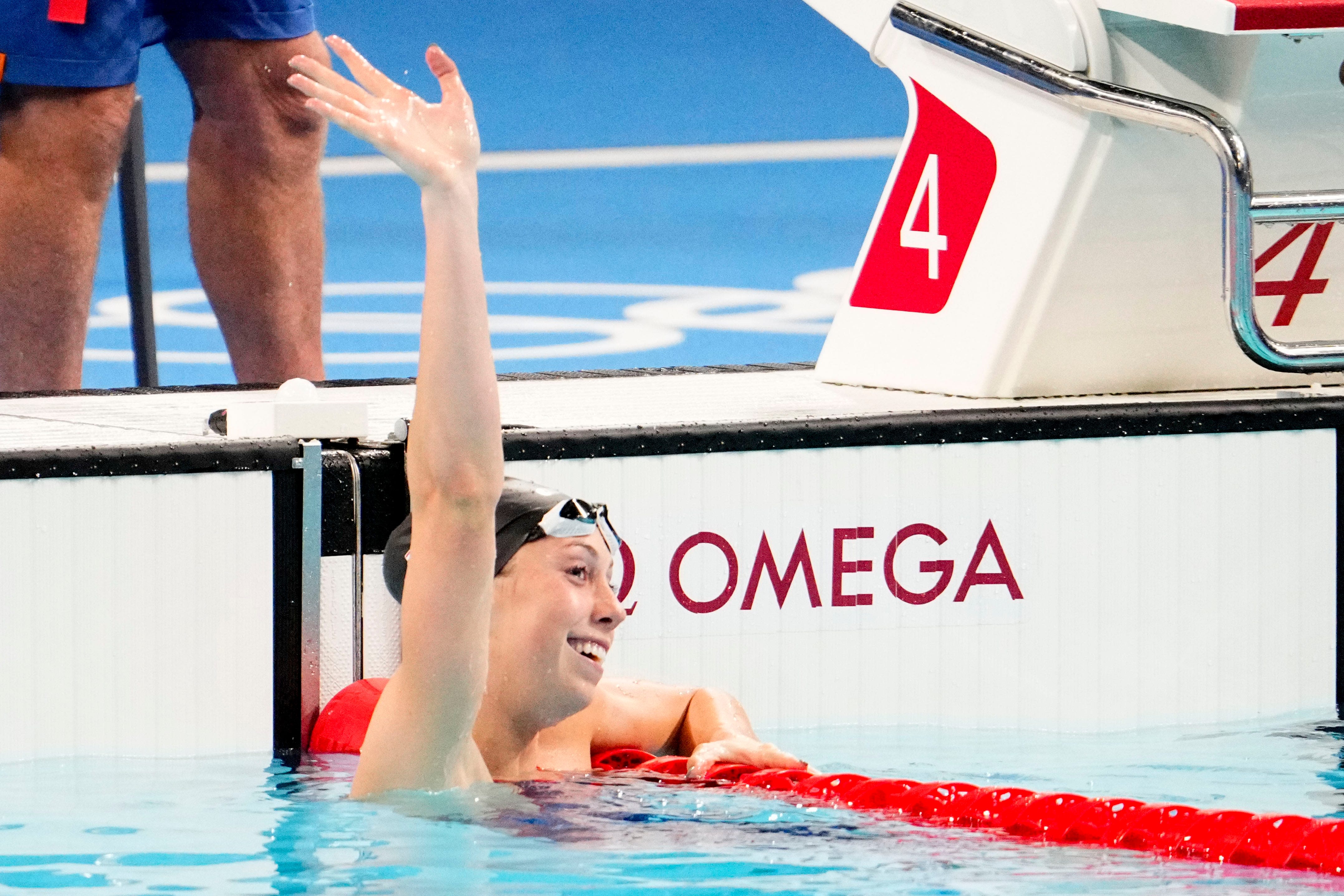 Gretchen Walsh sets Olympic swimming record in 100 butterfly in 2024 Paris Summer Games