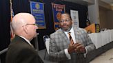 Loyola president tells Alexandria Rotarians that education impacts businesses, communities